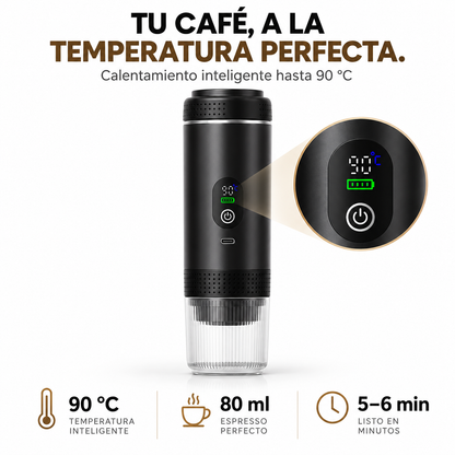 Cafetera Espresso Portátil Digital | KAVETO